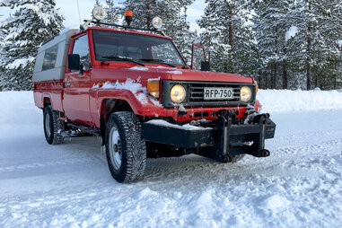 Classic Toyota at Nokian’s Ivalo Facility