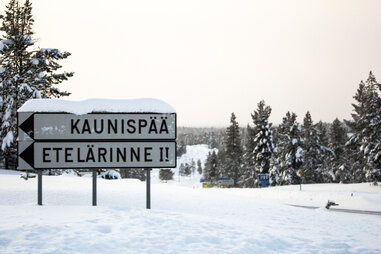 Leaving Ivalo, Finland