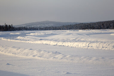 White Hell in Ivalo, Finland