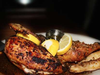 roasted chicken with lemon at tango sur