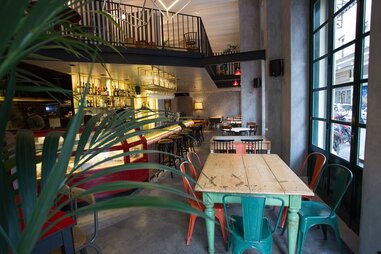 interior city circus hostel athens