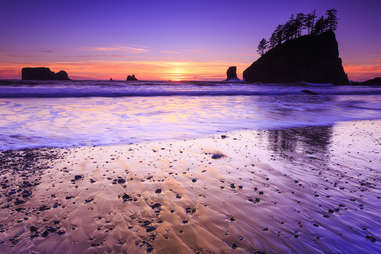 la push washington, sunset beach