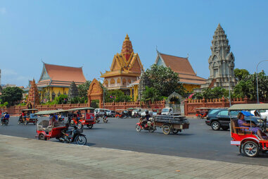 Royal palace in Phnom Penh, Cambodia