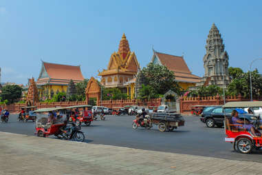 Royal palace in Phnom Penh, Cambodia