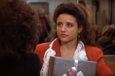 Julia Louis Dreyfus as Elaine on Seinfeld