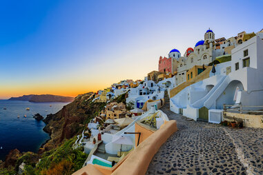 Santorini, Greece sunset
