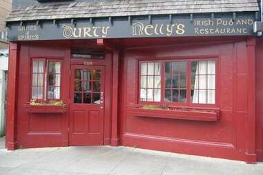 exterior of Durty Nelly's Irish bar
