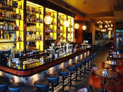 Interior of Bar Lempicka in Amsterdam