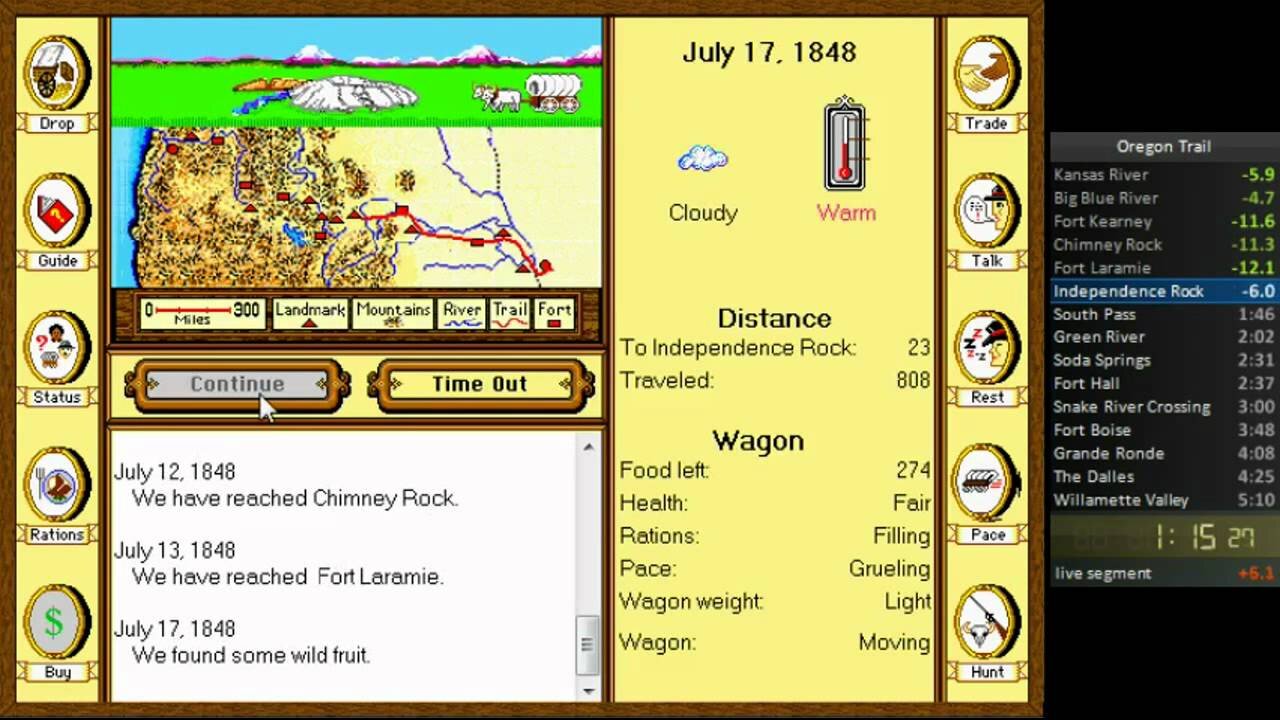 Oregon Trail screenshot