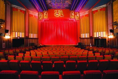 inside the coolidge corner movie theatre in brookline boston