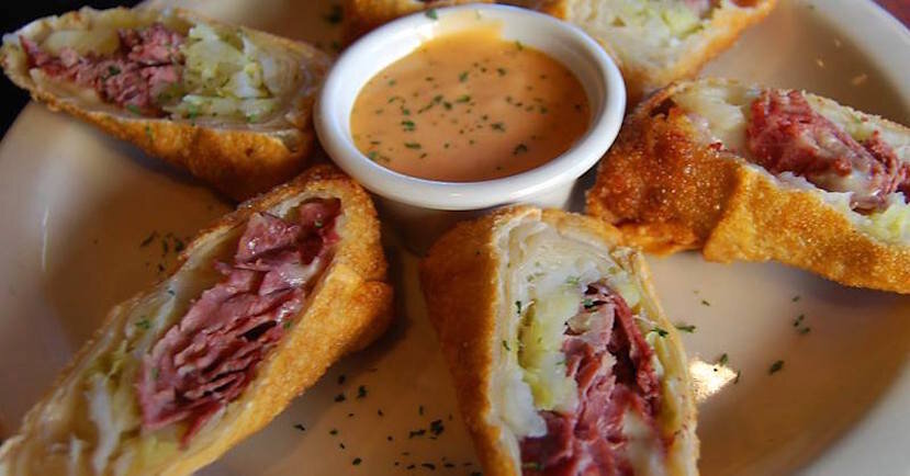 irish spring rolls keegan’s public house bar atlanta