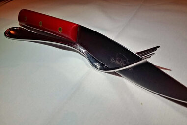 Carnevino steakhouse in Las Vegas steak knives