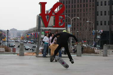 Love Park, Love Park Skateboarding