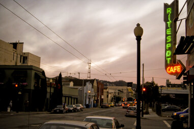 The Rite Spot cafe and comedy venue in San Francisco