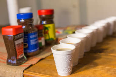 instant coffee in cups