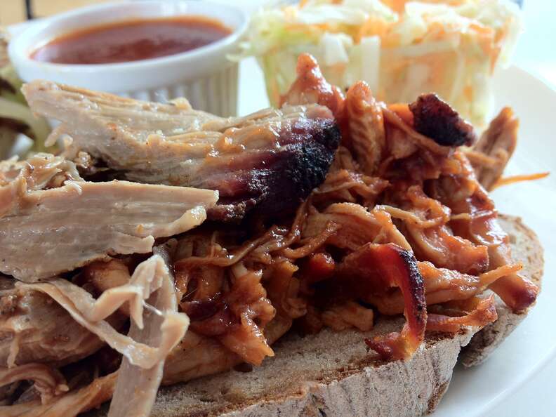 pulled pork from pignut bbq