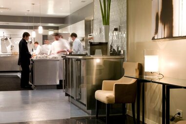 interior of alinea chicago fine dining celebrity chef