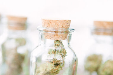 jars of marijuana weed cannabis