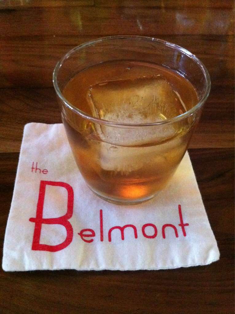 Old Fashioned cocktail at the Belmont Lounge