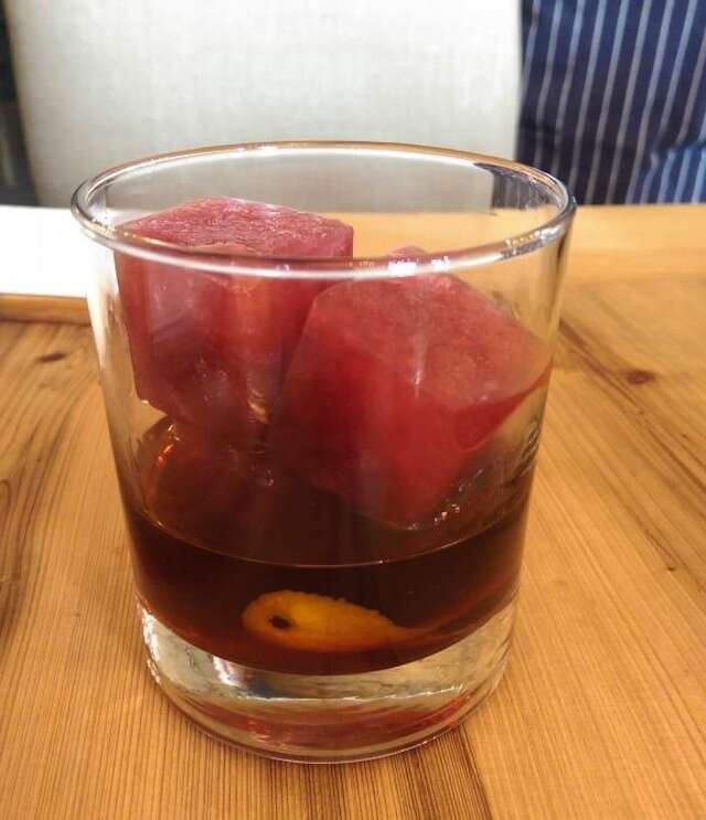 Edmund’s Oast Red Wedding cocktail