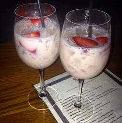 Pink rabbit cocktails