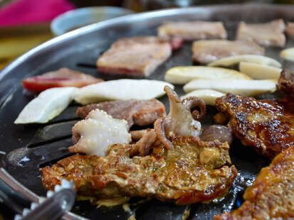 korean barbecue, barbecue, korean food