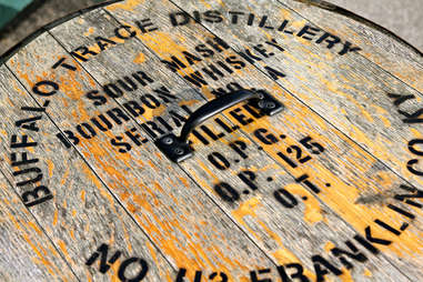 buffalo trace bourbon barrel