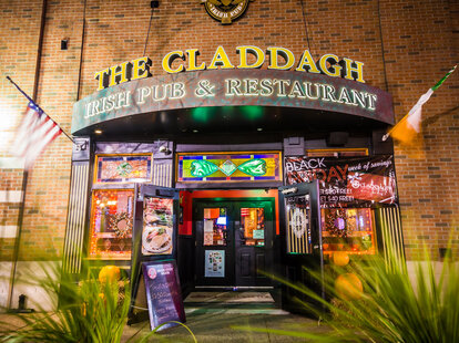 Exterior of The Claddagh bar
