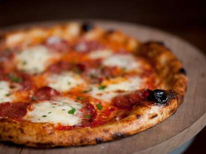pizza at Oven and Shaker in Portland