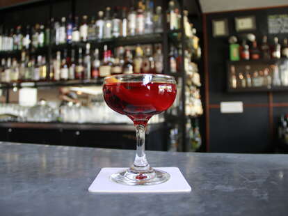 Clyde Commons' Barrel Aged Negroni