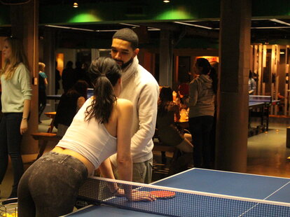 ping pong with drake lookalike