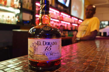 Bottle of El Dorado rum