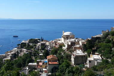 Amalfi Coast overlooking the water