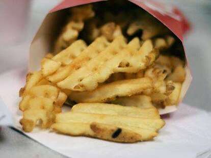 The Hapeville Dwarf House waffles fries