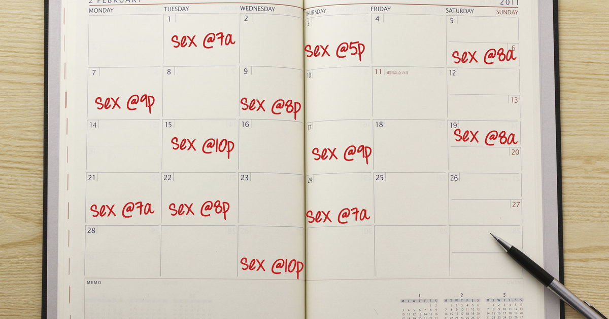 Can A Sex Schedule Save Your Relationship Thrillist 