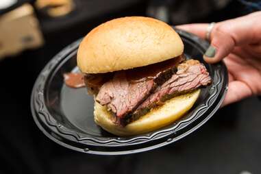 brisket sandwiches, briskets