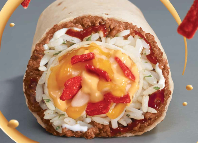 Taco Bell Inverted Quesarito Cheesy Core Burritos - Thrillist