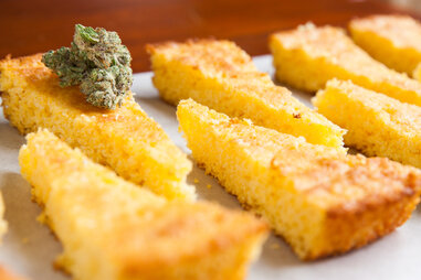 Marijuana cornbread edibles