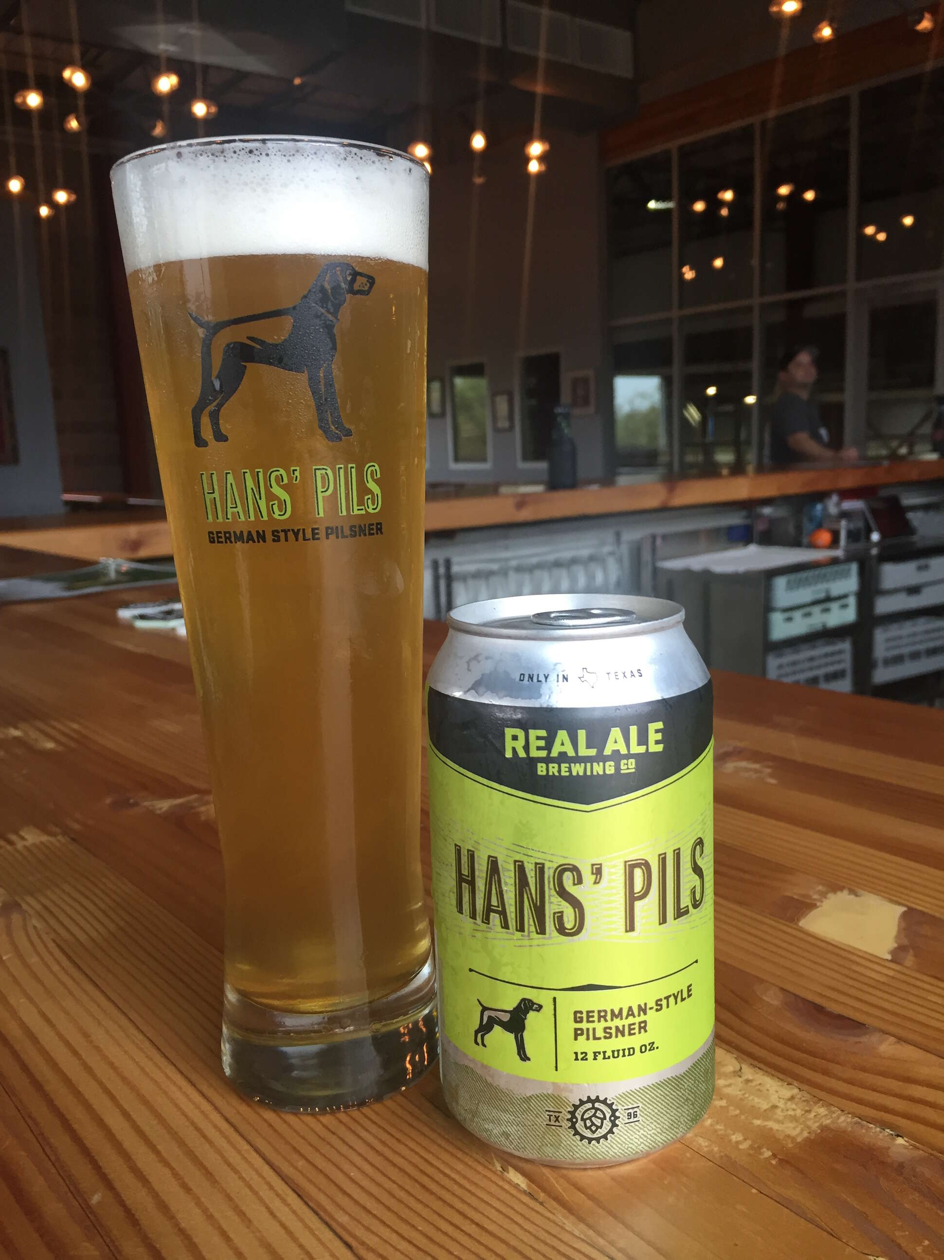 Real Ale Brewing Co,, Hans Pils
