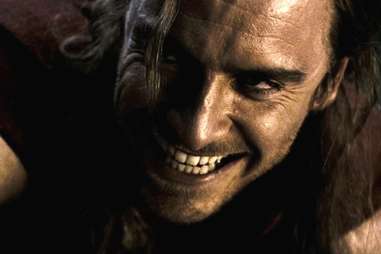 Fassbender smiling really creepily in 300 the movie