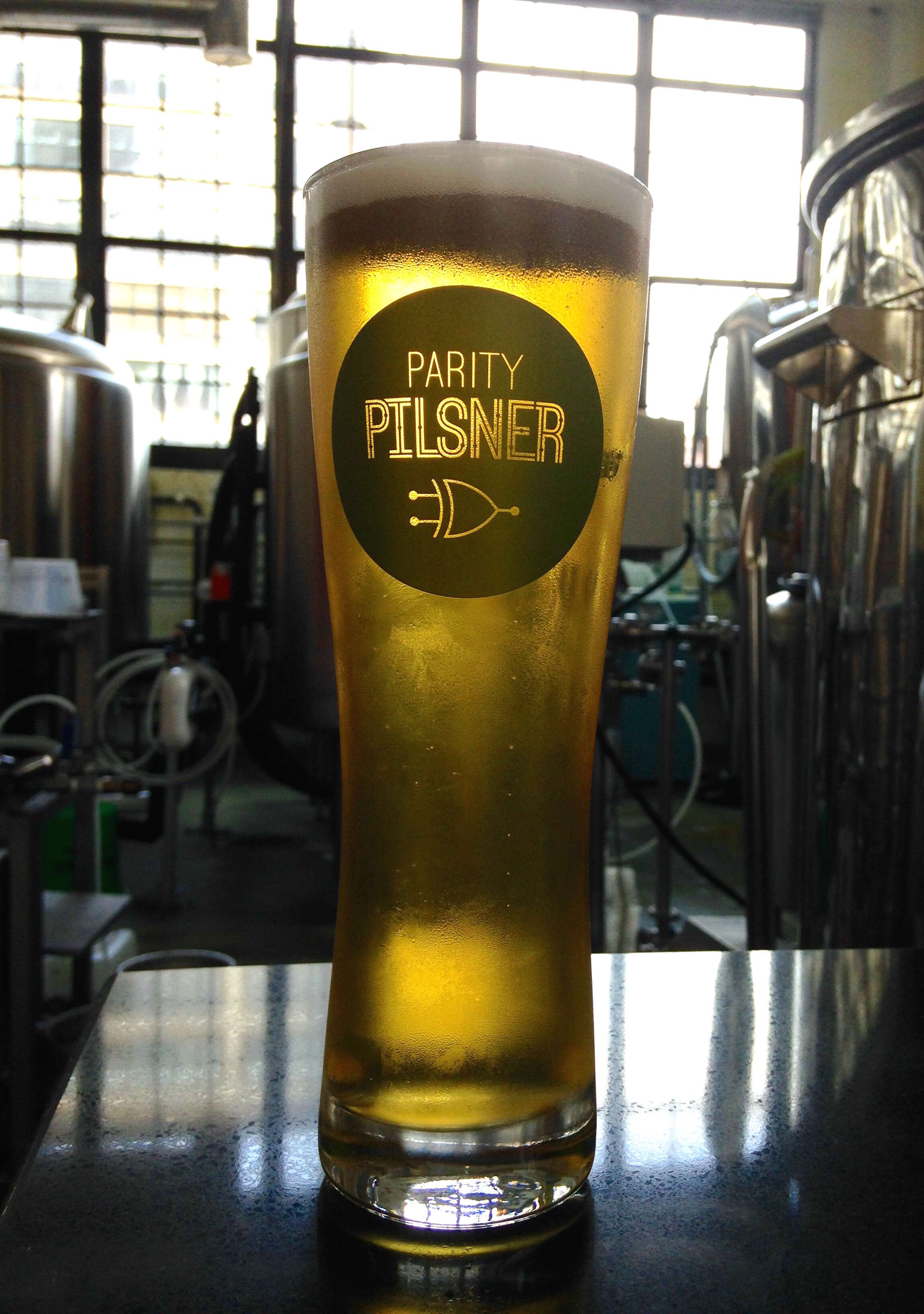 Tin Whiskers Brewing Co., parity pilsner