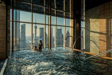 Pool at Four Seasons Shanghai Pudong