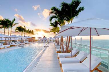 Rooftop pool at The 1 Hotel Miami
