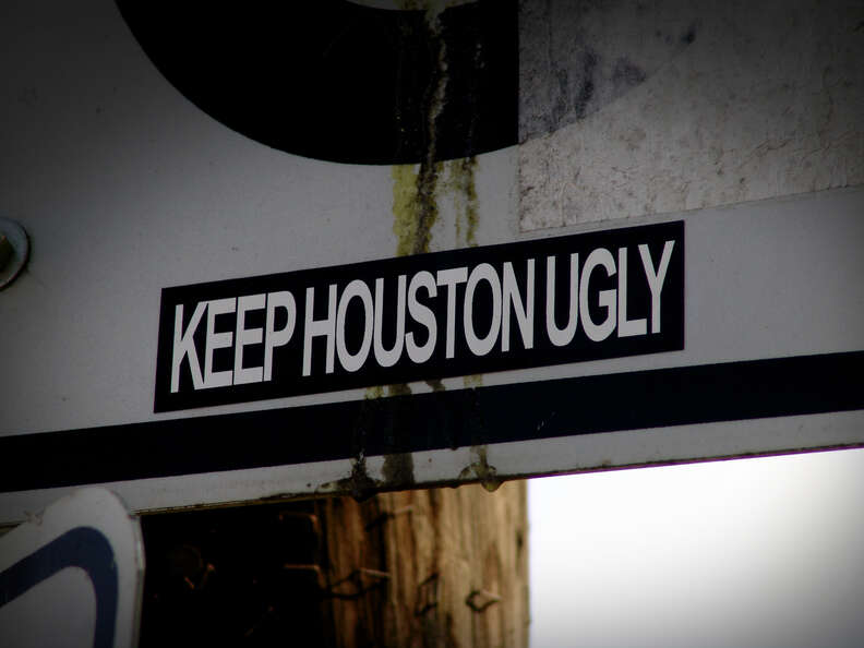 Keep Houston Ugly sticker