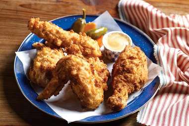 fried chicken from h-e-b texas grocery