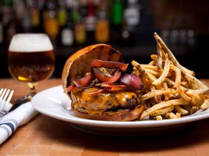 Chop Shop fries butcher's burger beer chicago sandwich