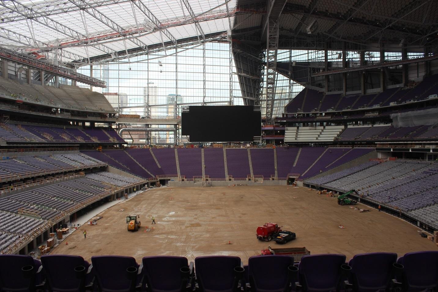 US Bank Stadium, Vikings stadium interior