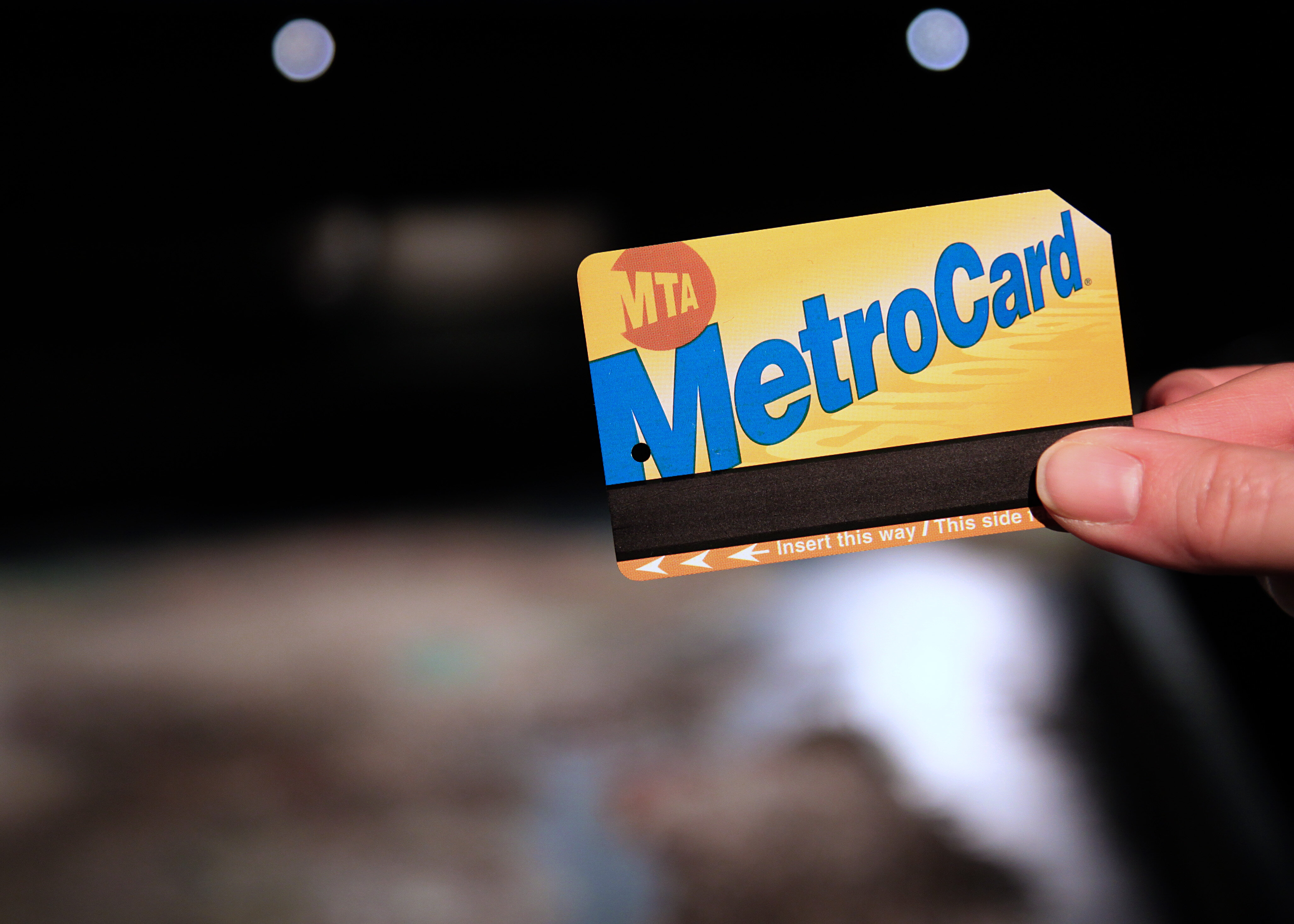New York City MTA subway metrocard