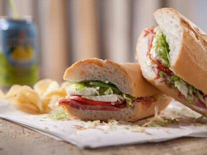 Mr. G sandwich at J.P. Graziano Grocery Co. in Chicago