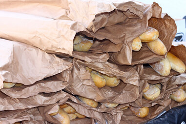 loaves of po’boy bread